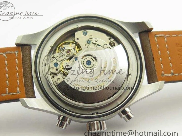 MIROTIME 0523 SunProtective Pilot Chrono IW377713 ZF 1:1 Best Edition Brown Dial On Brown Leather Strap A 7214